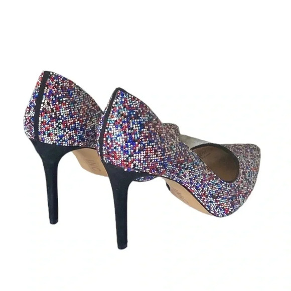 INC | Kenjay 20 Rhinestone Embellished Pointed Toe Stiletto Heels Size 11M - Picture 7 of 10